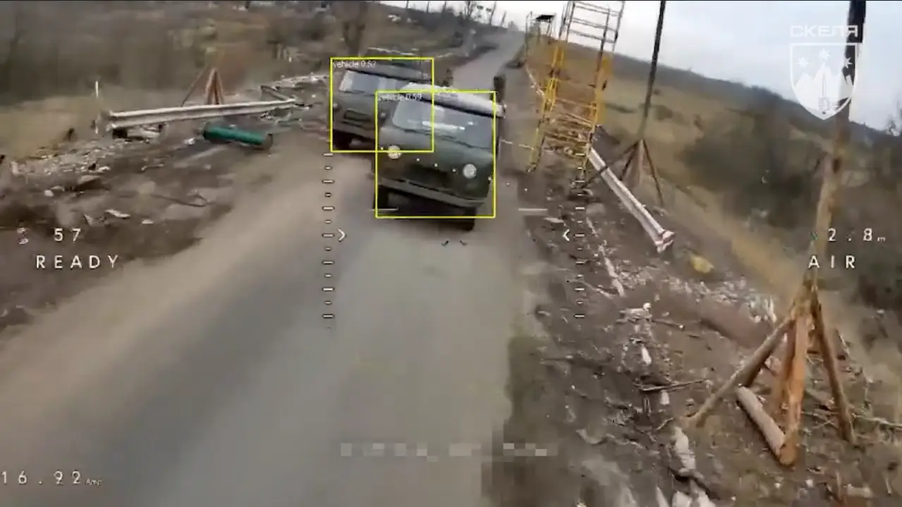 FPV-дрон «Скелі» знищив російський “Т-34” (УАЗ): точний удар по логістиці (ВІДЕО)