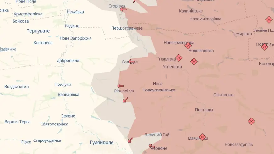 20 атак за добу: Сили оборони стримали наступ РФ на Гуляйпільському напрямку