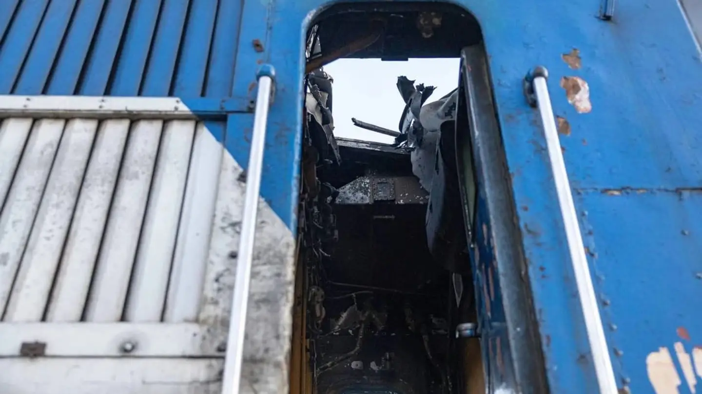 Російський дрон атакував пасажирський поїзд «Київ — Суми»