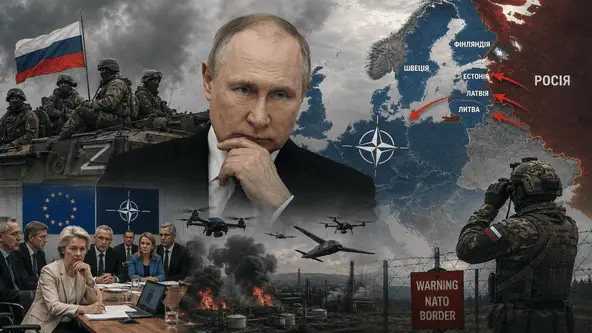 Ескалація конфлікту: можливий напад Росії на європейські країни