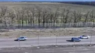 На Дніпропетровщині 42 км дороги захистили антидроновою сіткою