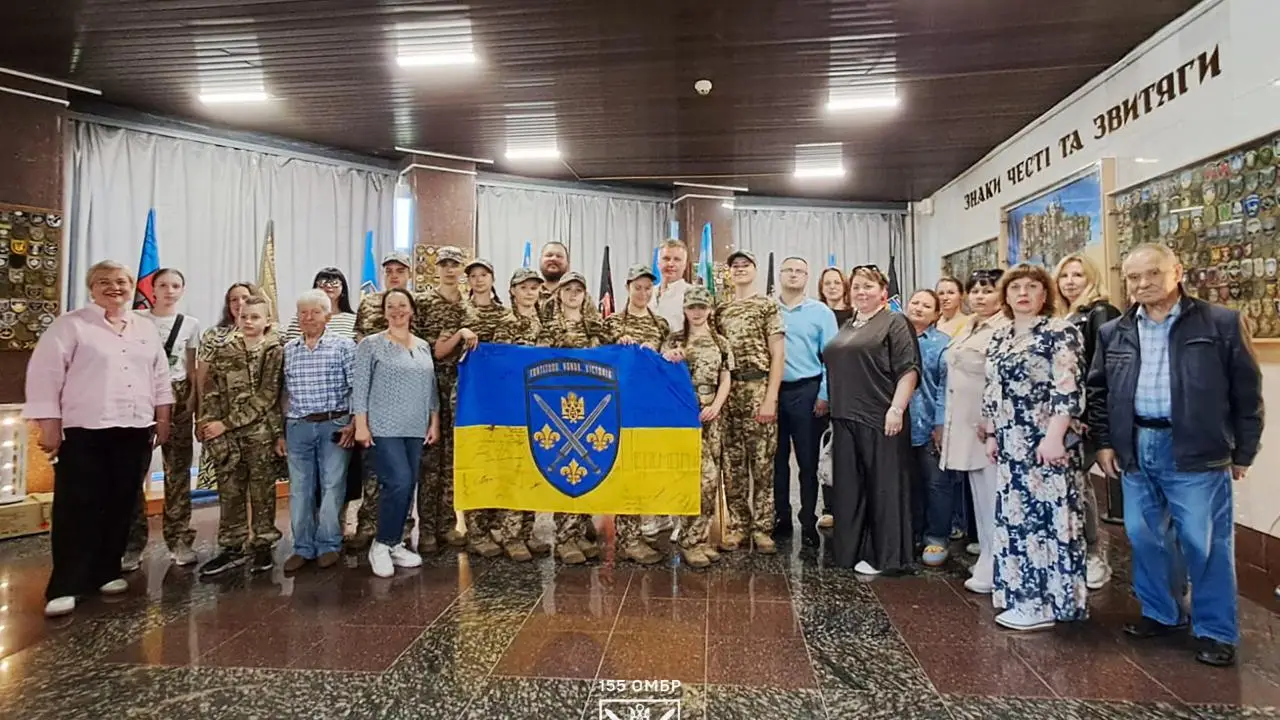 Напередодні Дня Героїв відбулася презентація виставки 155-ї ОМБр у Національному музеї-заповіднику української військової звитяги.