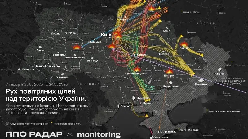 Один із наймасованіших ударів по Києву за 2 роки: як ворог вів ракети й дрони