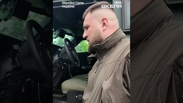 Полк «Скеля» показав дистанційне керування бронемашинами без водія в кабіні