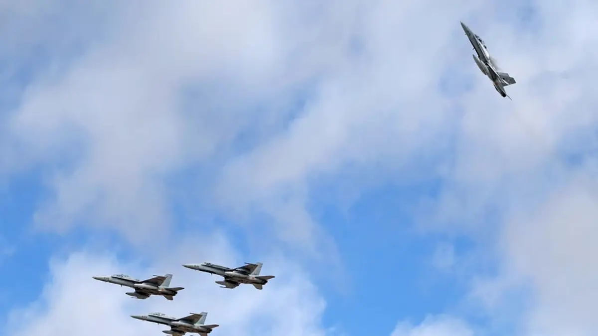 Іспанські винищувачі F-18 піднялися в повітря у Румунії через небезпеку поблизу України