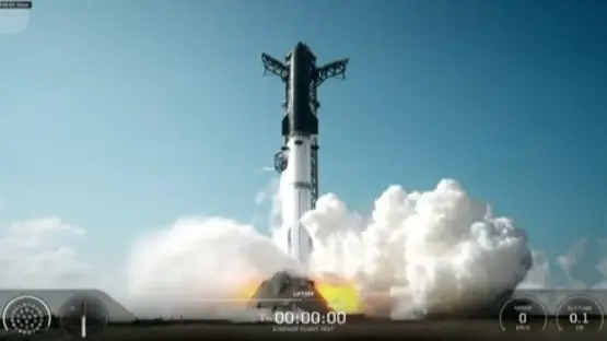 Starship V3 усе ж злетів: SpaceX випробувала найбільшу ракету в історії