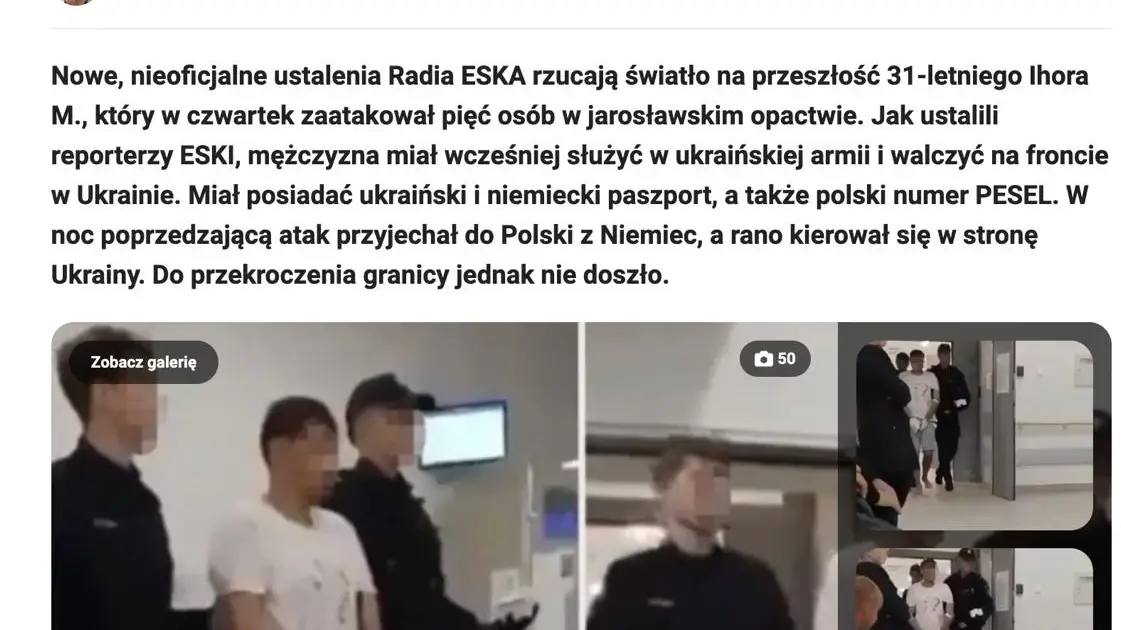 Жах у Польщі! 31-річний Ігор М. убив священника: з'ясувалося, що він служив у ЗСУ