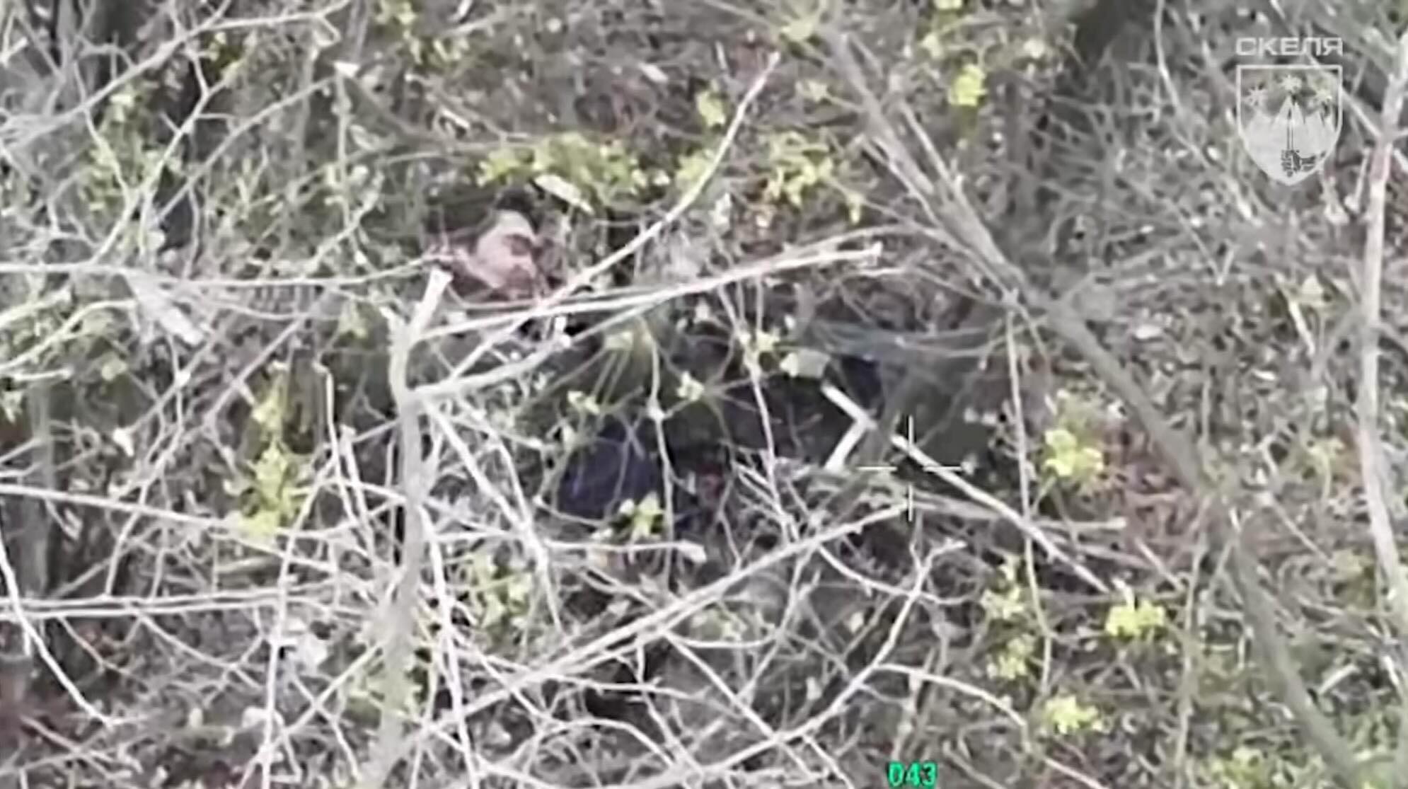 Після ураження дроном окупант наклав на себе руки: відео від полку «Скеля»