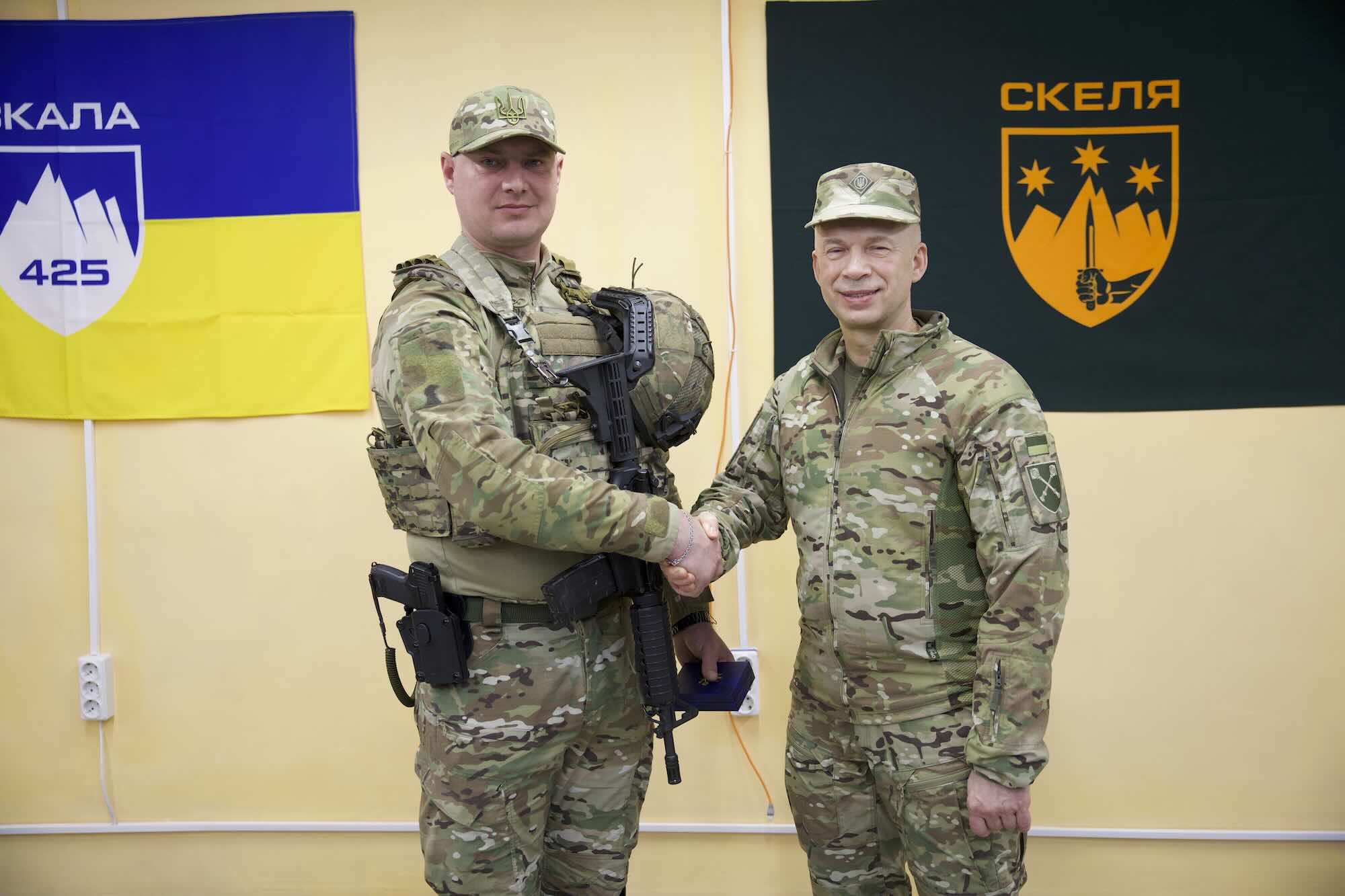 Офіцера полку «Скеля» Івана Щербу нагороджено «Сталевим Хрестом» за утримання позиції та дії під вогнем.