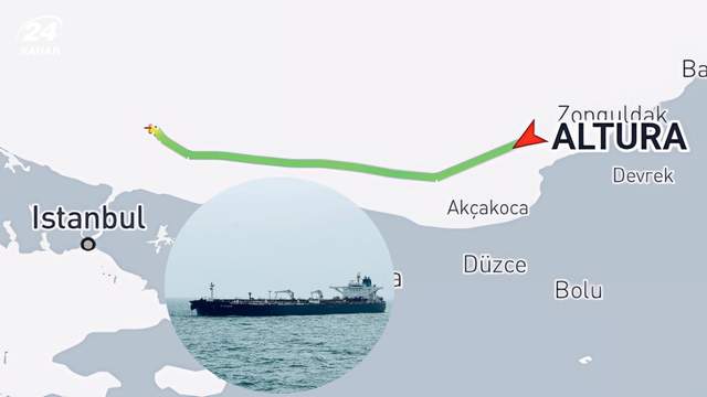 У Чорному морі атаковано танкер Altura з російською нафтою: судно зазнало серйозних пошкоджень