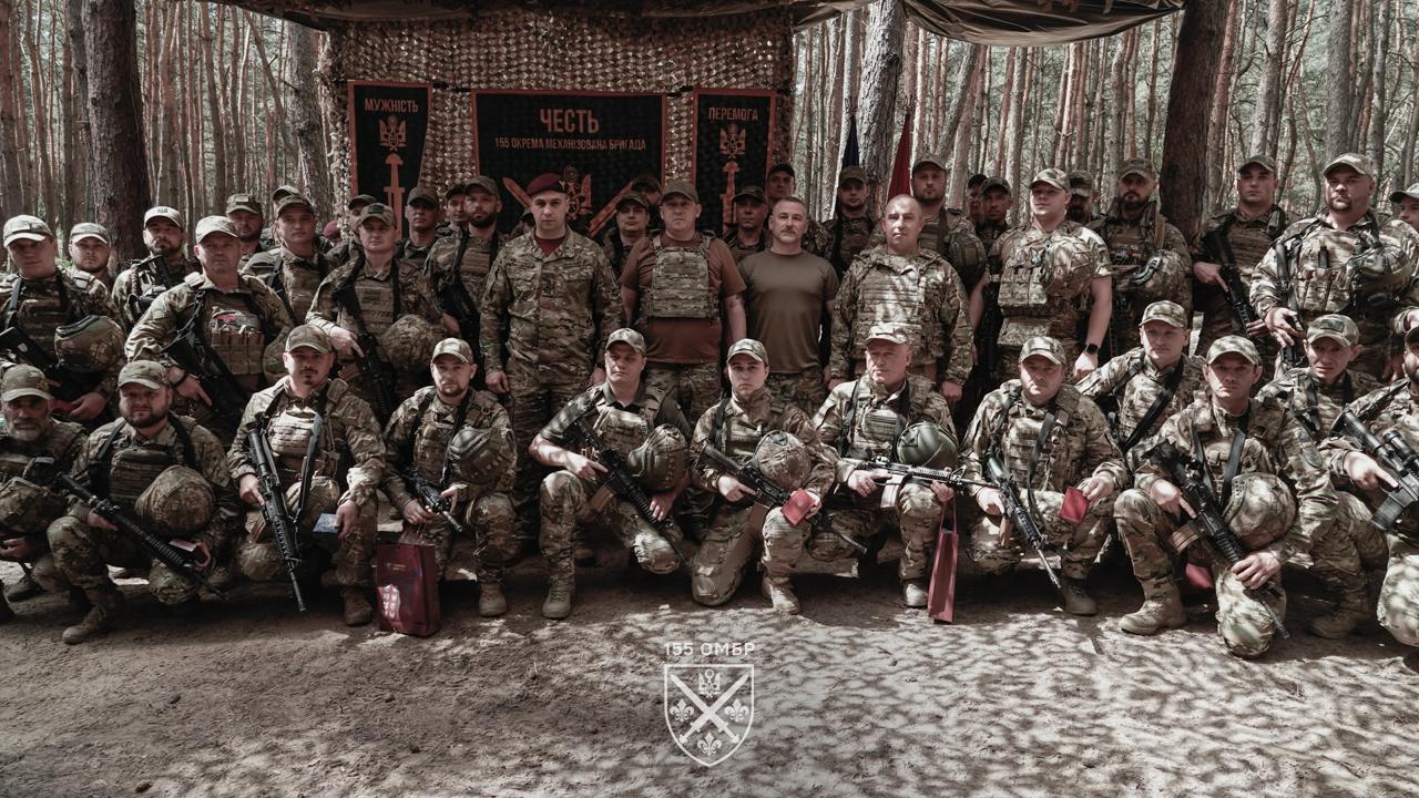 День частини 155 ОМБр: військових відзначили за оборону України