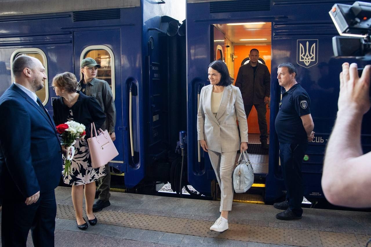 Київ обрав не лукашенка: Тихановська вперше прибула в Україну