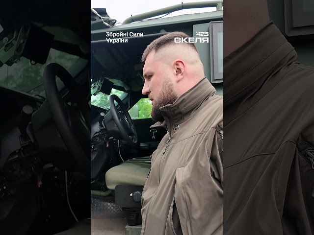 Полк «Скеля» показав дистанційне керування бронемашинами без водія в кабіні