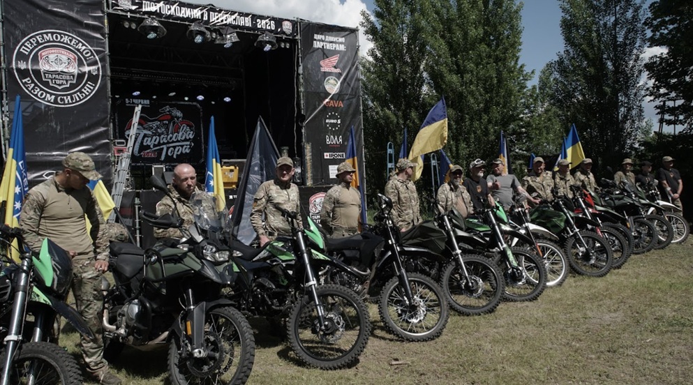 Полк «Скеля» створив мотоклуб Assault Riders і вийшов на байкерський фестиваль