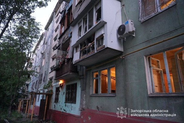 Запоріжжя: нічна атака РФ призвела до часткового блекауту