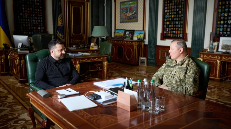 Зеленський зустрівся з Олегом Ляшком, який командує полком БпЛА